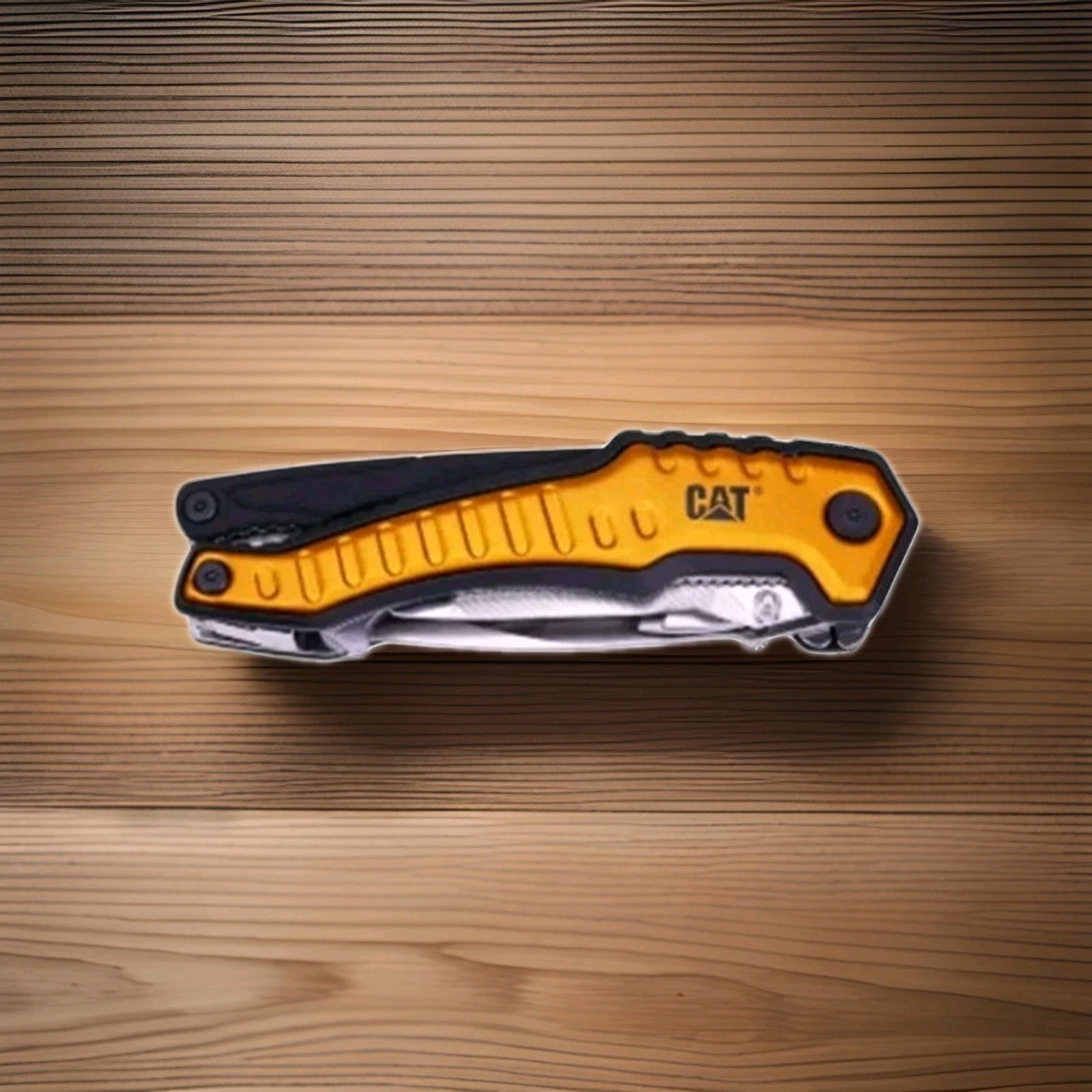 CAT XL 9-in-1 Multi-Tool Set, Stainless Steel. with Belt Loop Storage Pouch 7″