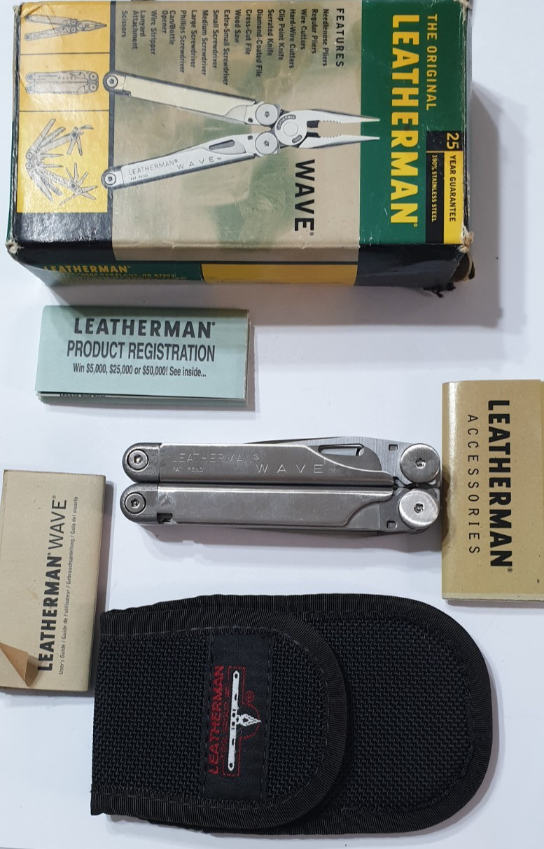 🔥🔥 Leatherman Original Wave OG New Retired Very Rare Box Collectable Pat Pend