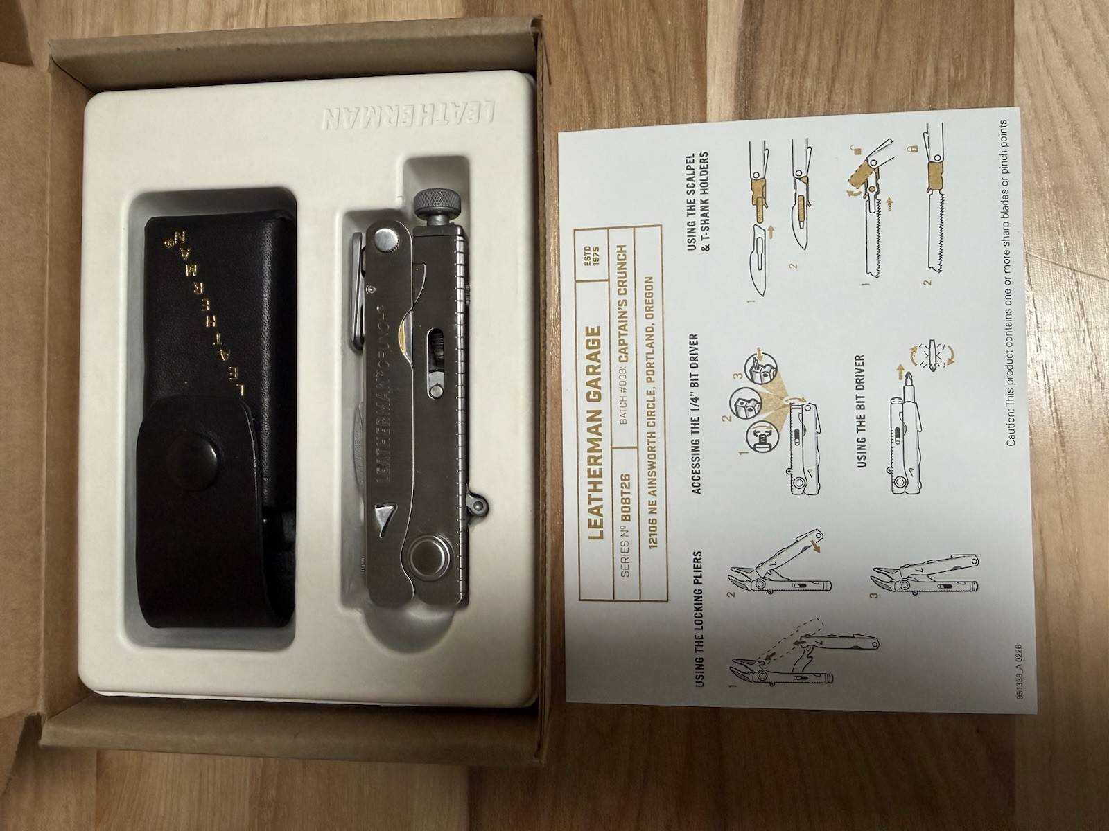 Leatherman Garage Batch #008 Captain’s Crunch Limited Edition