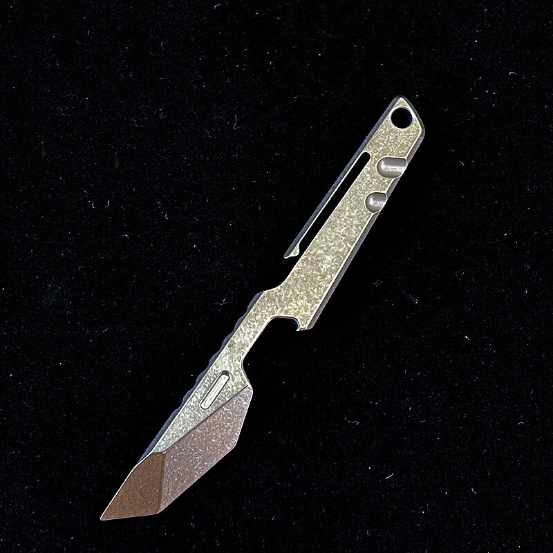 TC4 Titanium Alloy Pocket Multi Tools Bottle Opener cutter Outdoor EDC Tool