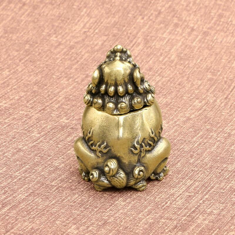 Brass Pixiu Incense Burner Small Pixiu Statue House Decoration Animal Figurines