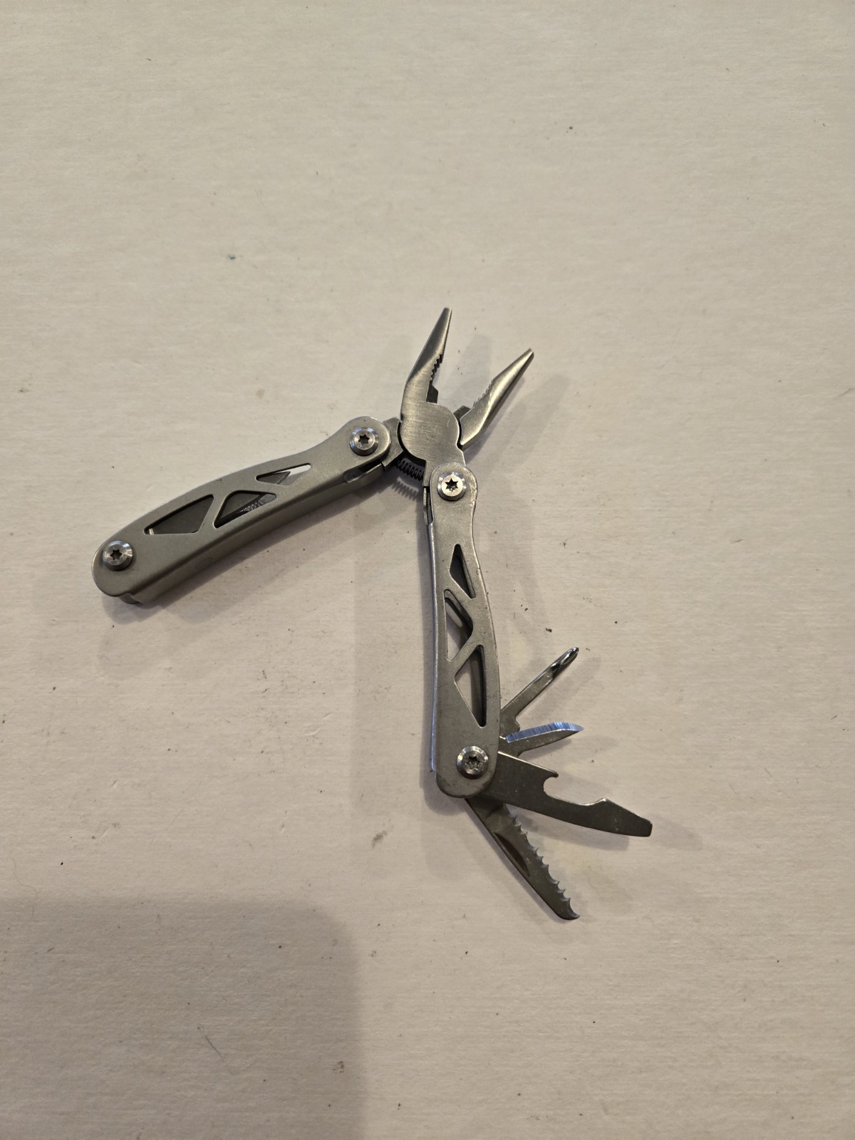 Unbranded Mini Multi Tool 10 In 1, Silver