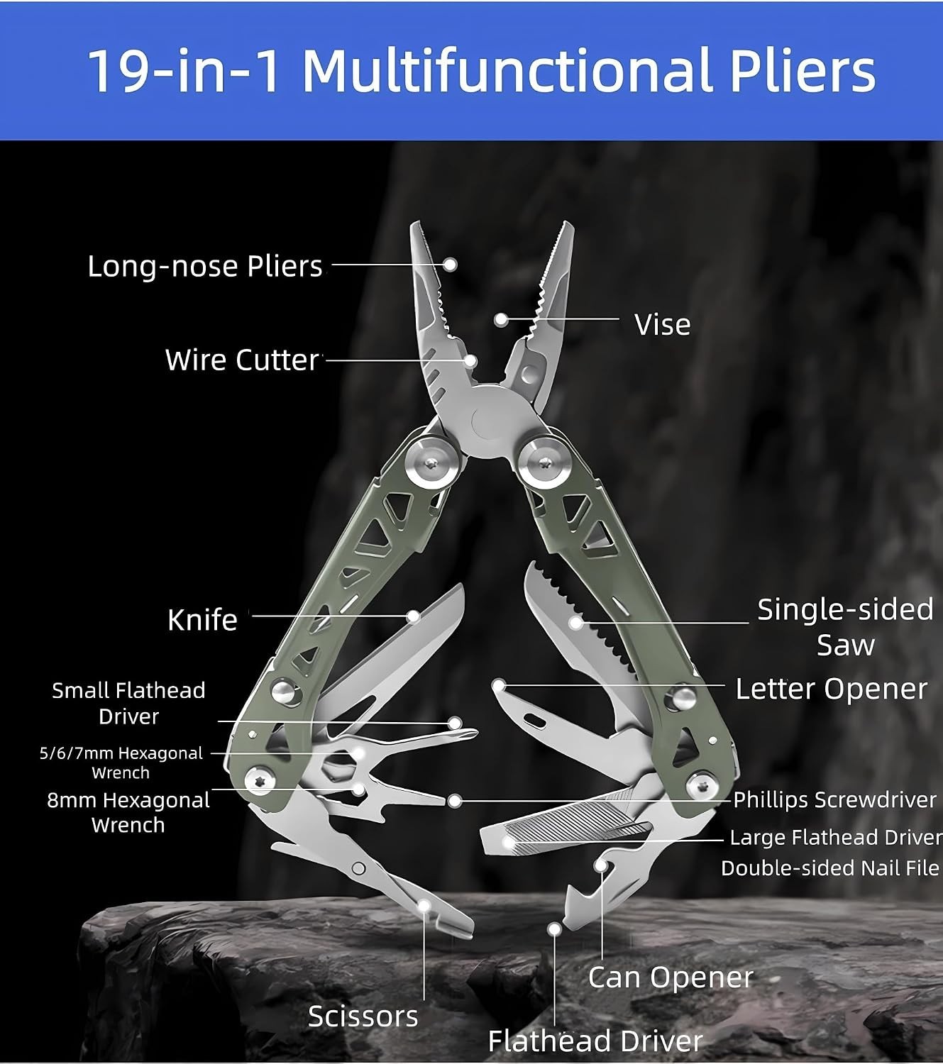 Multi-functional Pliers Ideal for Outdoor Activities