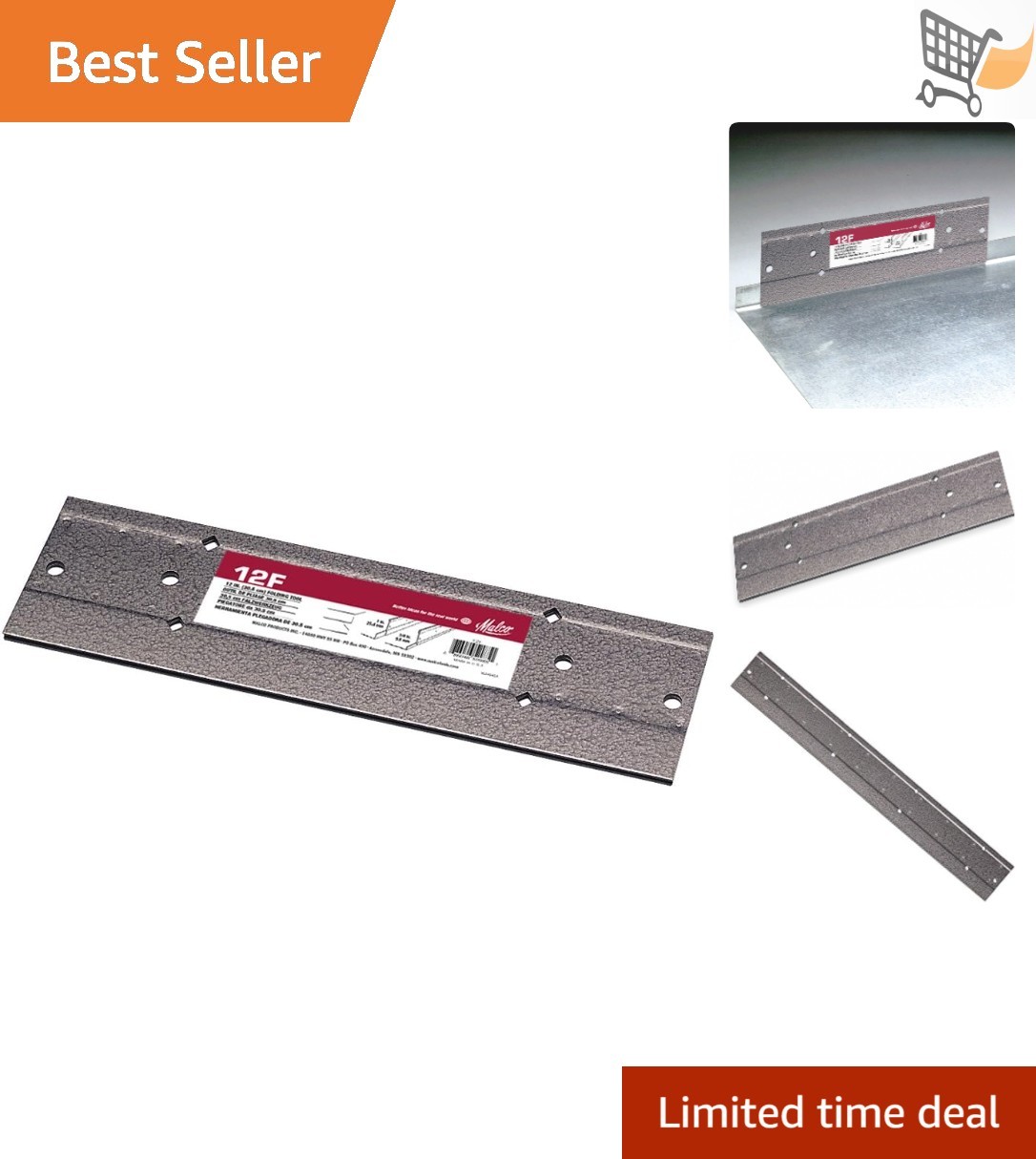12 in Steel Folding Tool for HVAC Ductwork Ventilation Sheet Metal