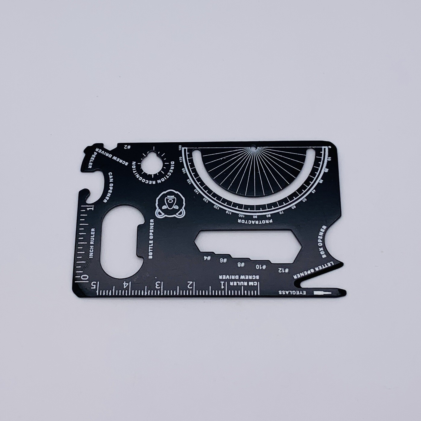 Heleman 19 in 1 Tools Multi Tool Metal Card Model RZ001 Black – Open Box