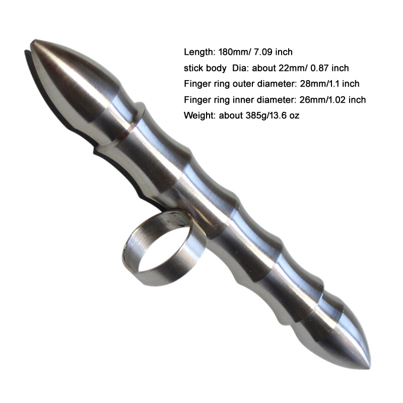 Stainless Steel Cool Stick EDC Outdoor Tool Pendant Outdoor Stick 180MM