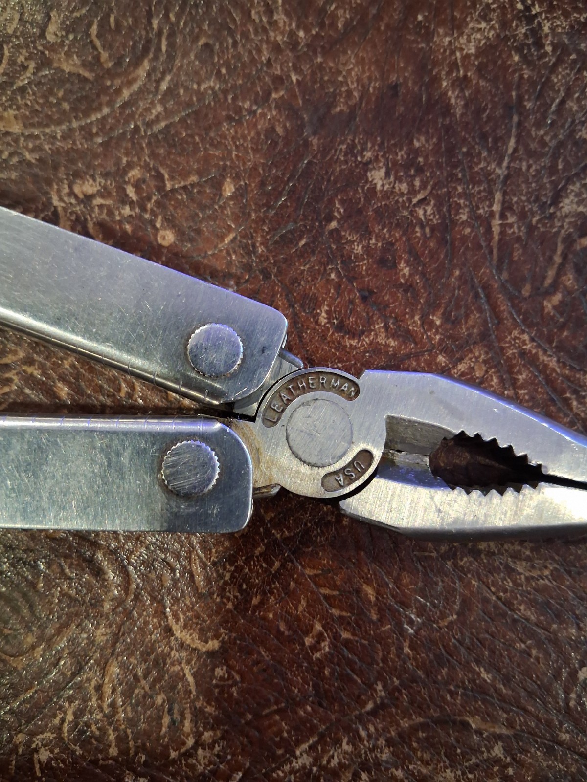 ORIGINAL LEATHERMAN TOOL ” POCKET SURVIVAL TOOL” PORTLAND OR. US PATENT 4238862