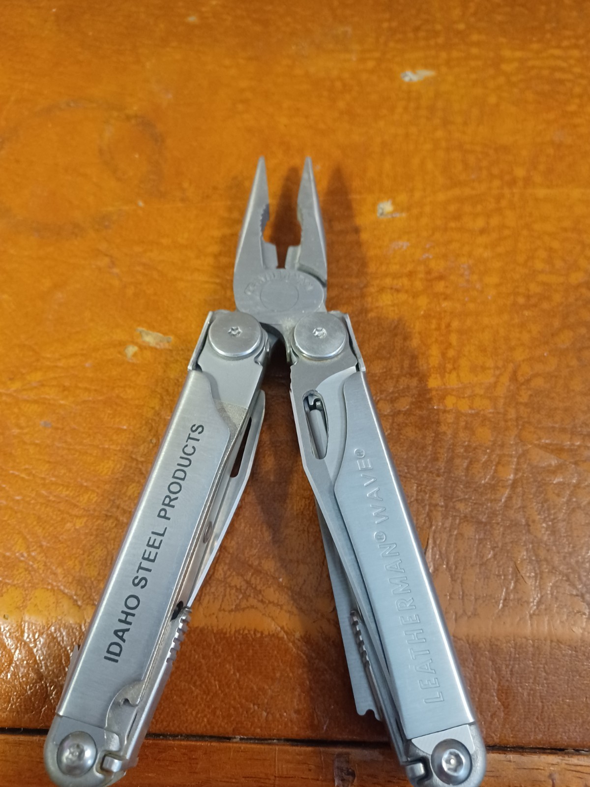 Idaho Steel Products Leatherman Wave Plus Multitool Stainless Steel Knife (D2)