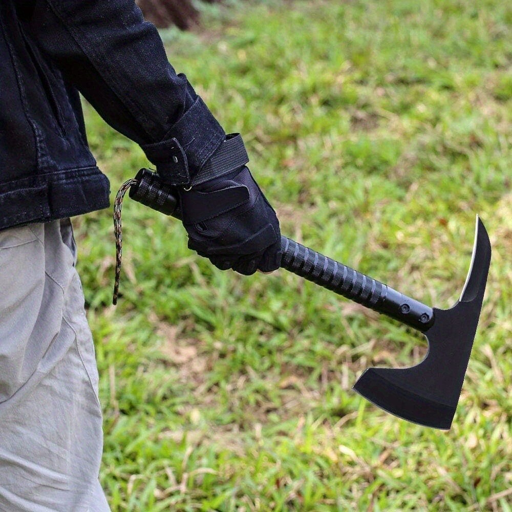 Portable Stainless Steel Tactical Survival Axe with Fire Starter Survival Kit