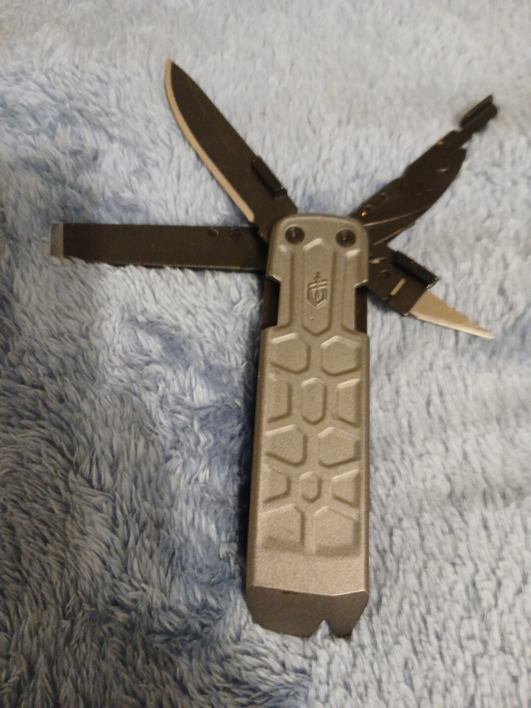 GERBER Lockdown Pry Bar Gray Multi 10 Function Tool Folding EDC Pocket Knife