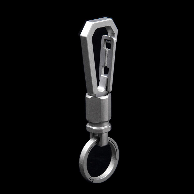 TC4 Titanium Key Chain Carabiner Opener Outdoor Portable Multi EDC Tool