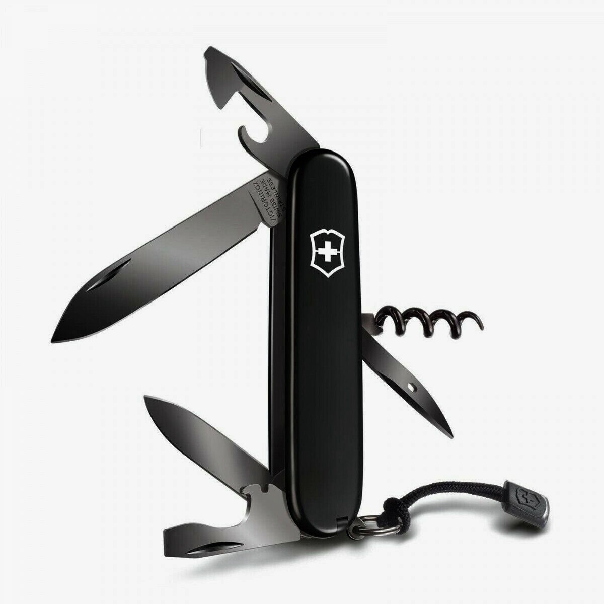 Victorinox Swiss Army Knife Onyx Monochrome Black Spartan 1.3603.31P, New In Box
