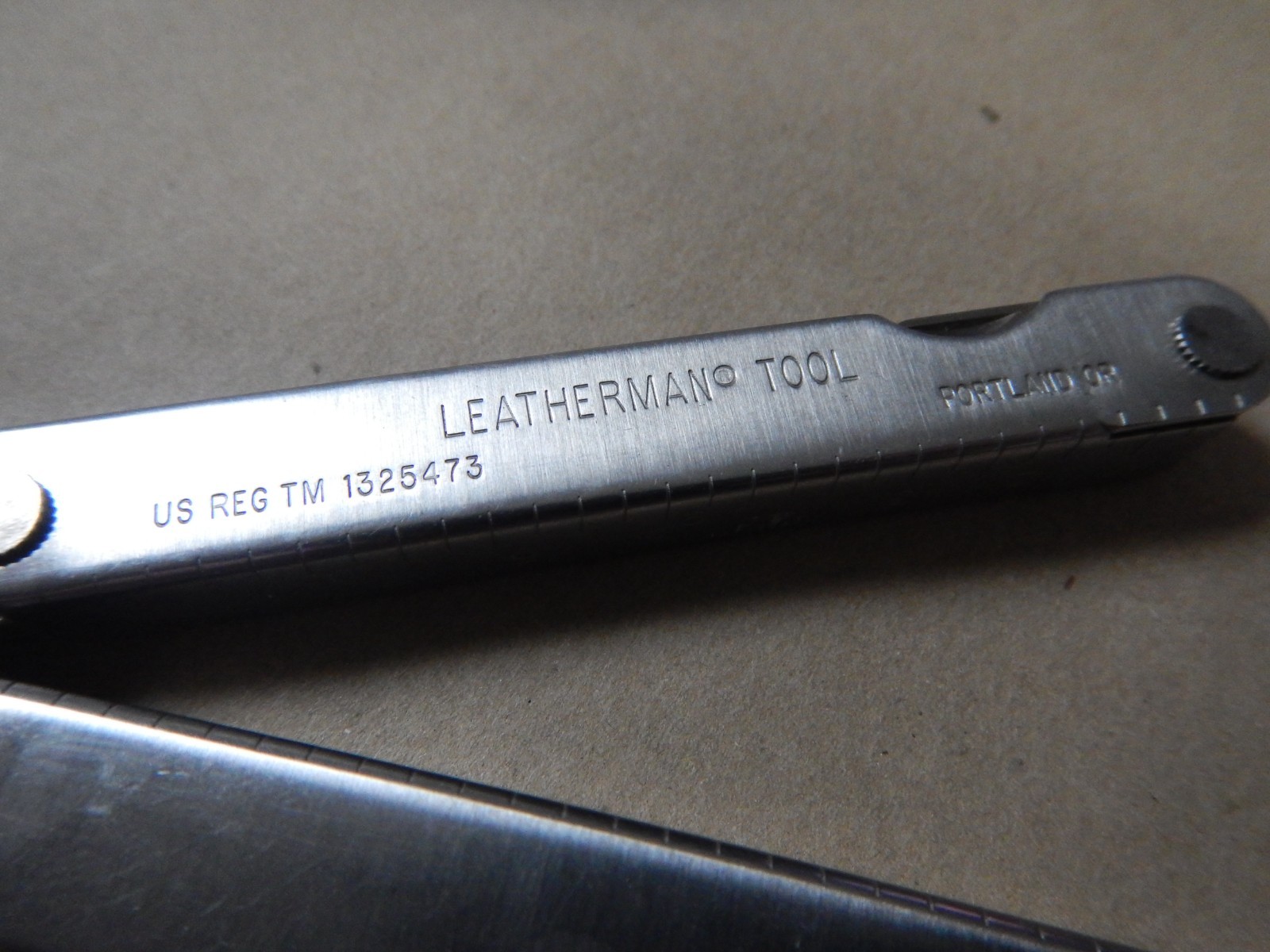 Original Leatherman Tool From The 90s with original leather sheath