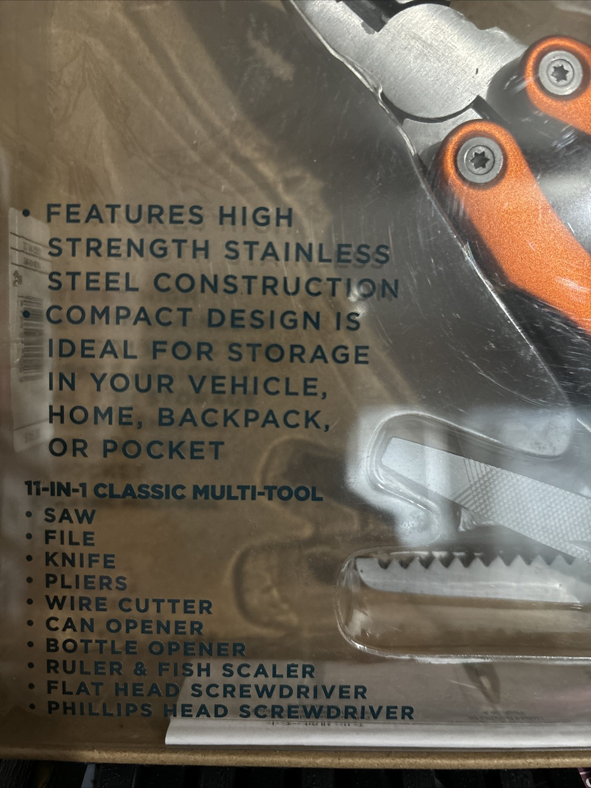 Adventure Out There Outdoor 11 in 1 Classic Stainless Steel Multi Tool NEW