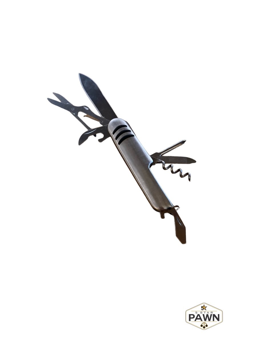 8-In-1 Multi Use Knife Small Hiking Sports Camping Boy Scouts Tool B (FVS026882)