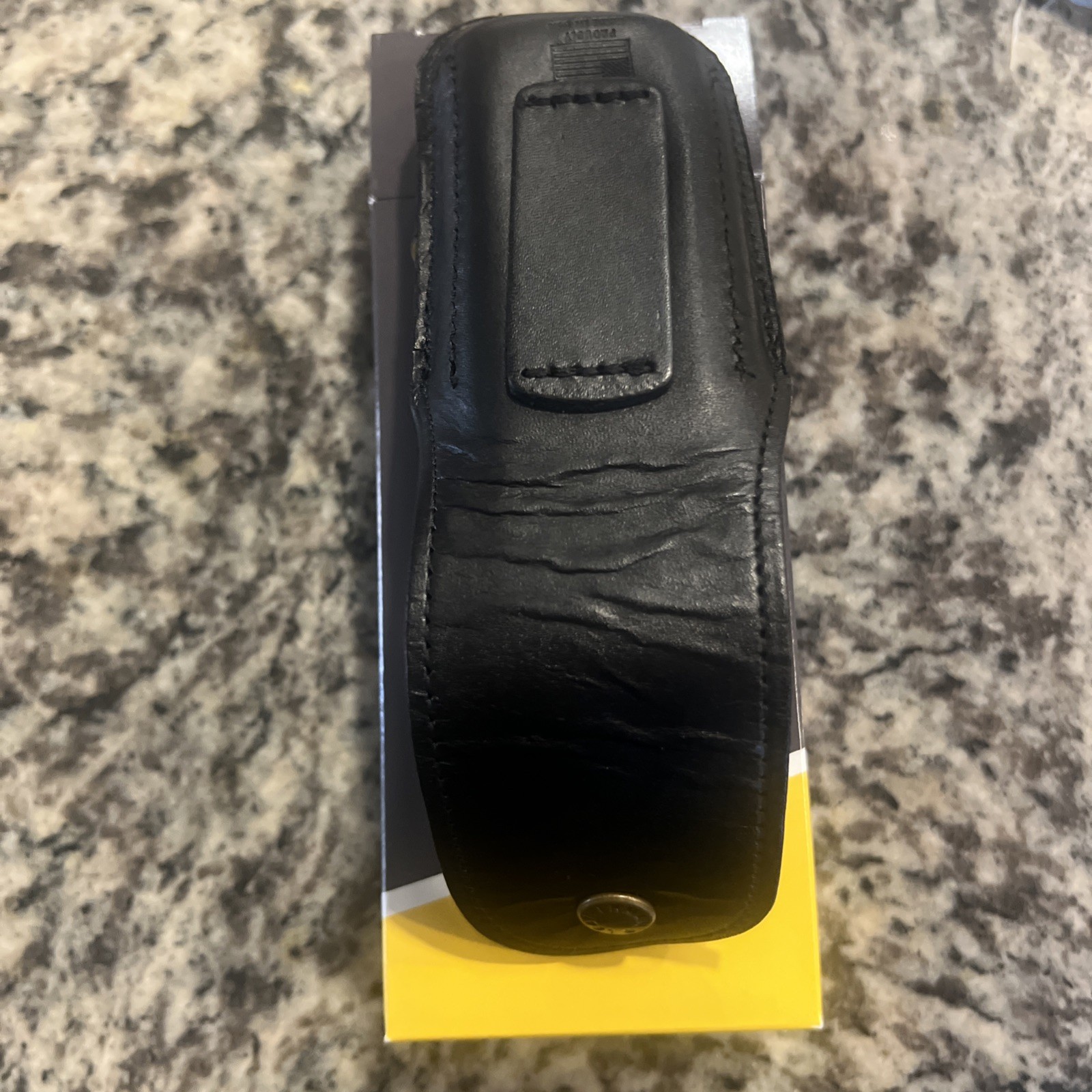 LEATHERMAN Heritage Leather Sheath for Multi-Tools, Black, Medium new open box