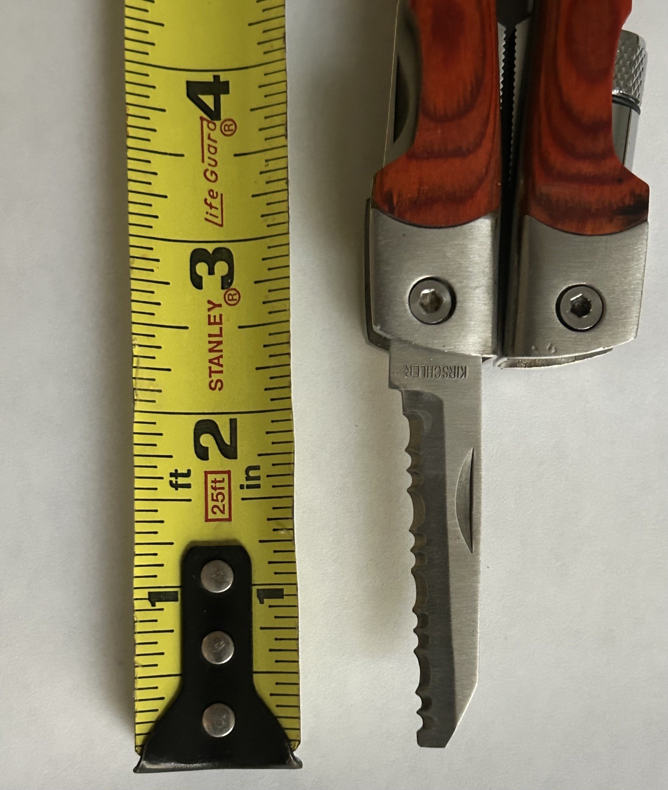 Stainless Steel 2CR Multi Tool 12 Tools Wood/Stainless New FREE SHIPPING!