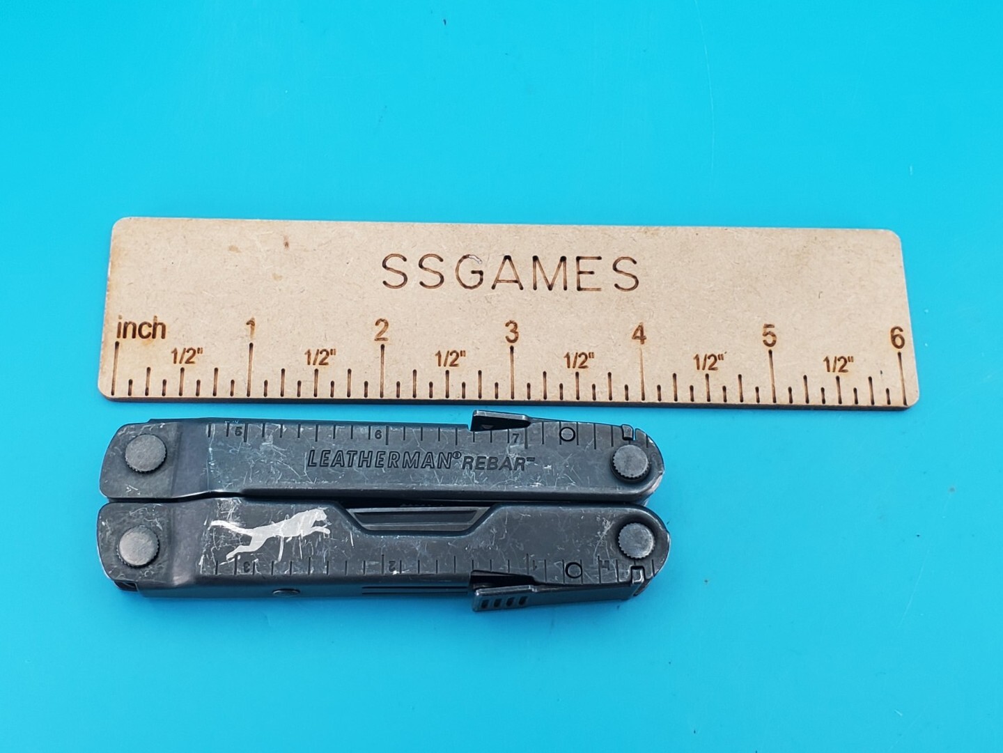 Leatherman Rebar Multi-Tool! BLACK OXIDE! Puma on Handle!