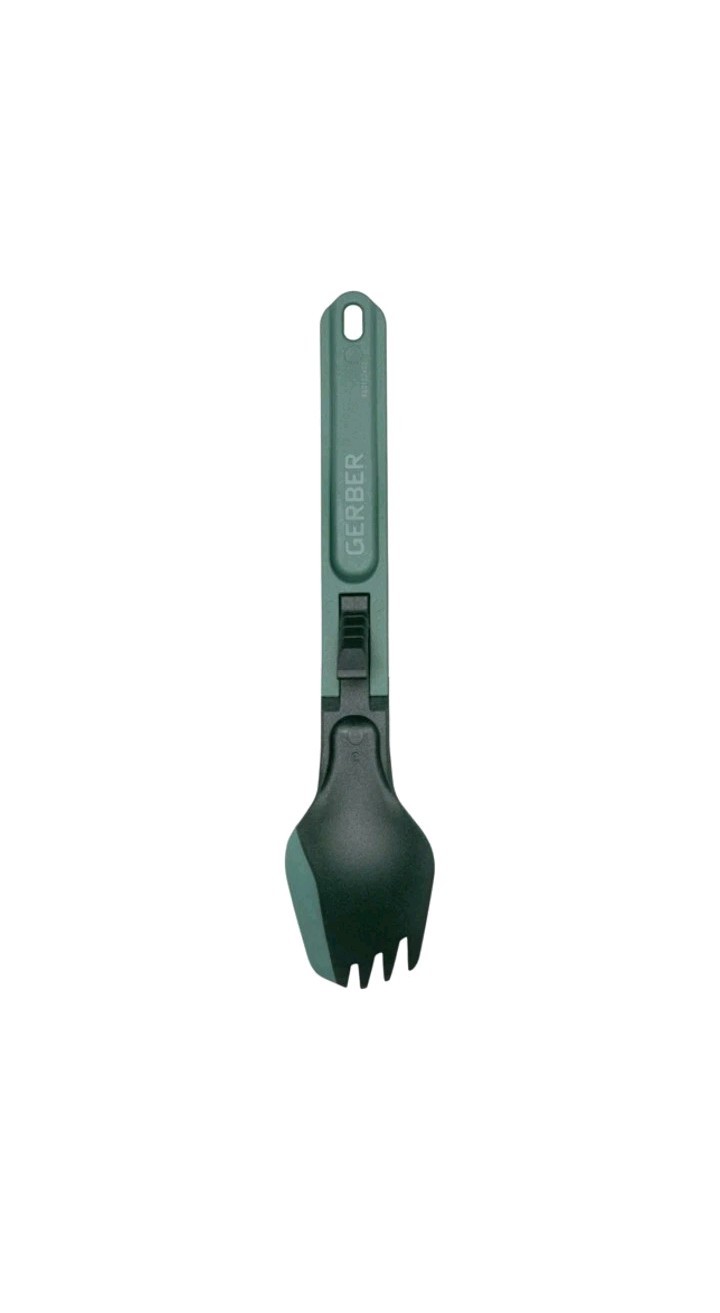 Gerber ComplEAT Folding Multi-Fork: 4.3 inch closed .. 7.4 inch open 0.58 OZ