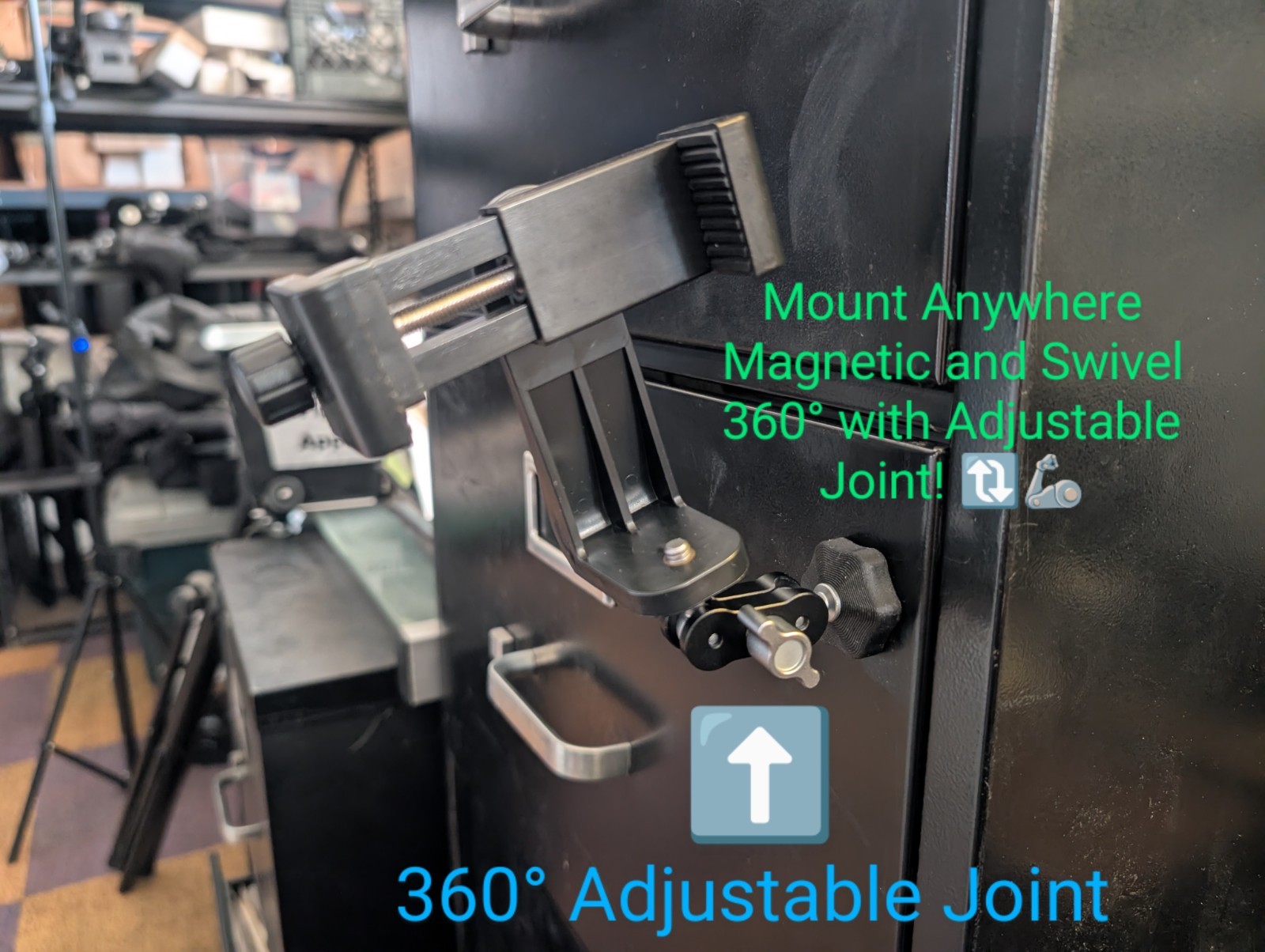 Multi-Purpose 3RD HAND with Magnets And Locking Swivel With Various Attachments