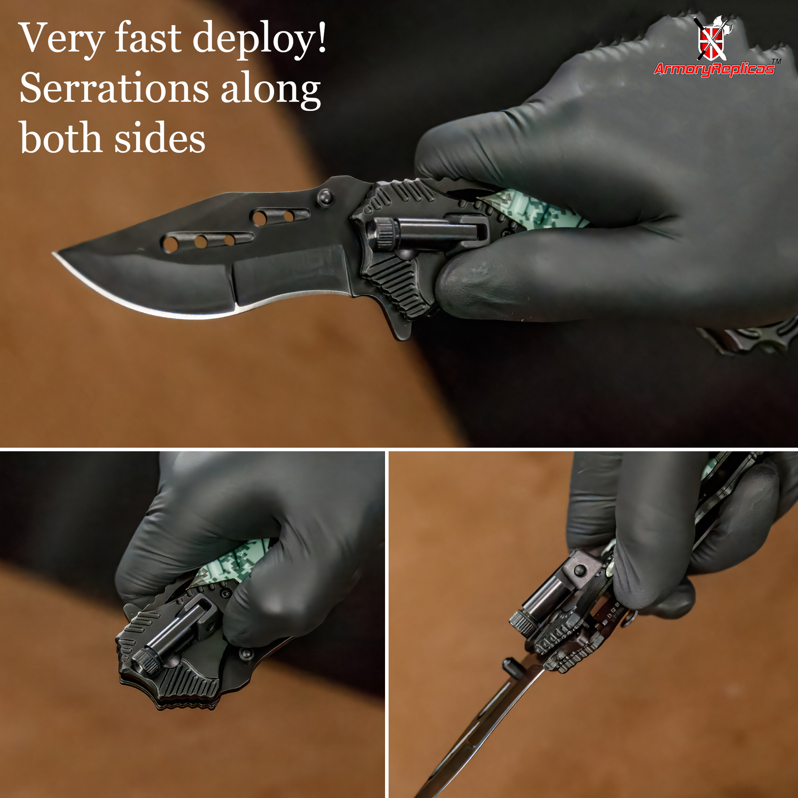Homeland Floodlight Knife | Tactical Defense Emergency Pocket Military & Police