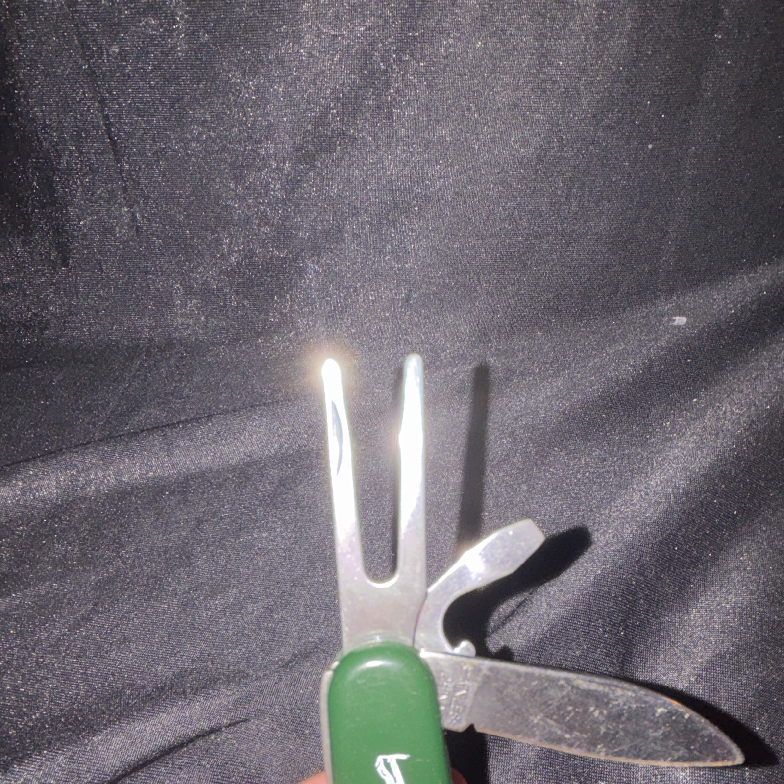 Vintage Green Swiss Army Style Golf Pocket Knife – Unbranded. Golfer 91mm