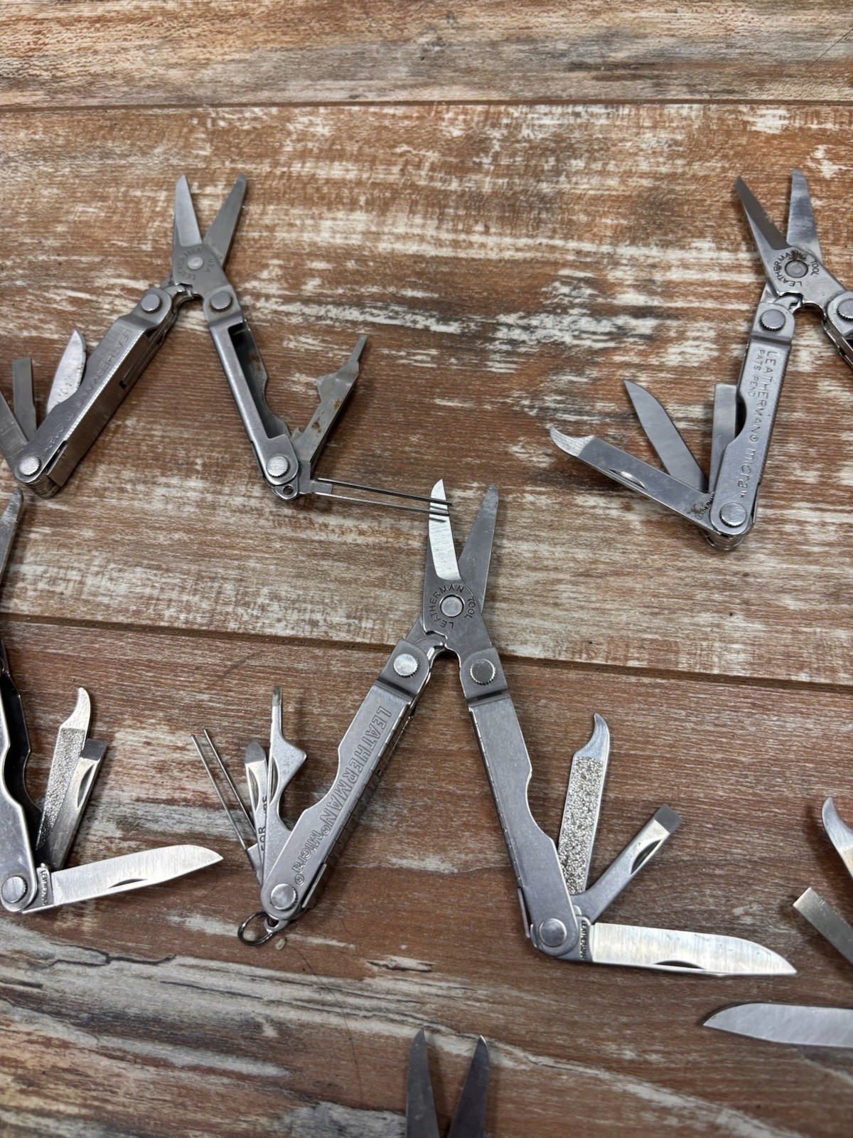 Leatherman Micra 8 Pack Multitools Stainless Scissors Knife Quantity 8x