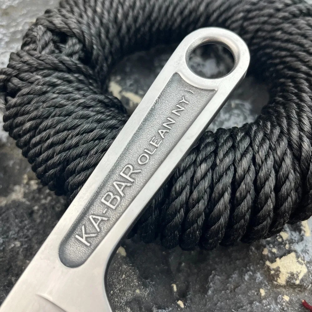 1119 Wrench-Style Outdoor Camping Knife 5Cr13MoV Steel Monoblock Blade Ideal for
