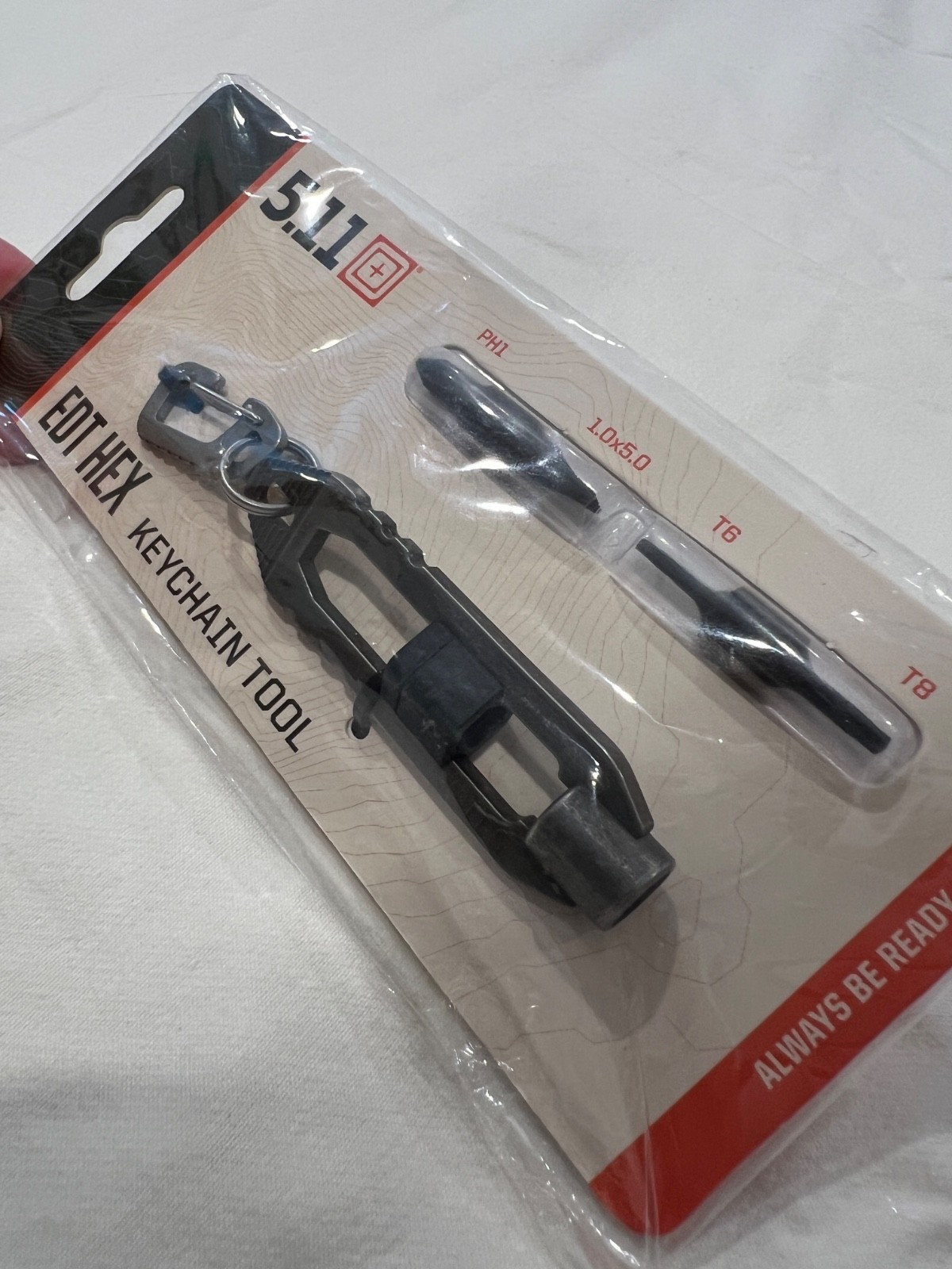 5.11 Tactical Black EDT HEX Style # 56672 (Carabiner Keychain Bit Driver)