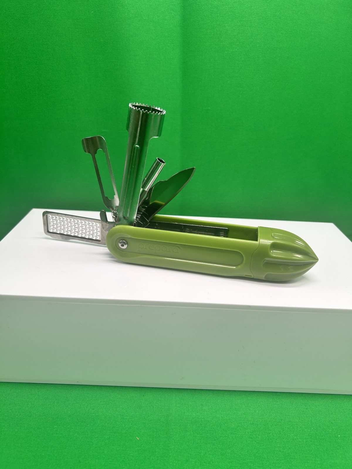 Prepara Multi Kitchen 6 Tool Green Camping and Hiking Foldable Tool