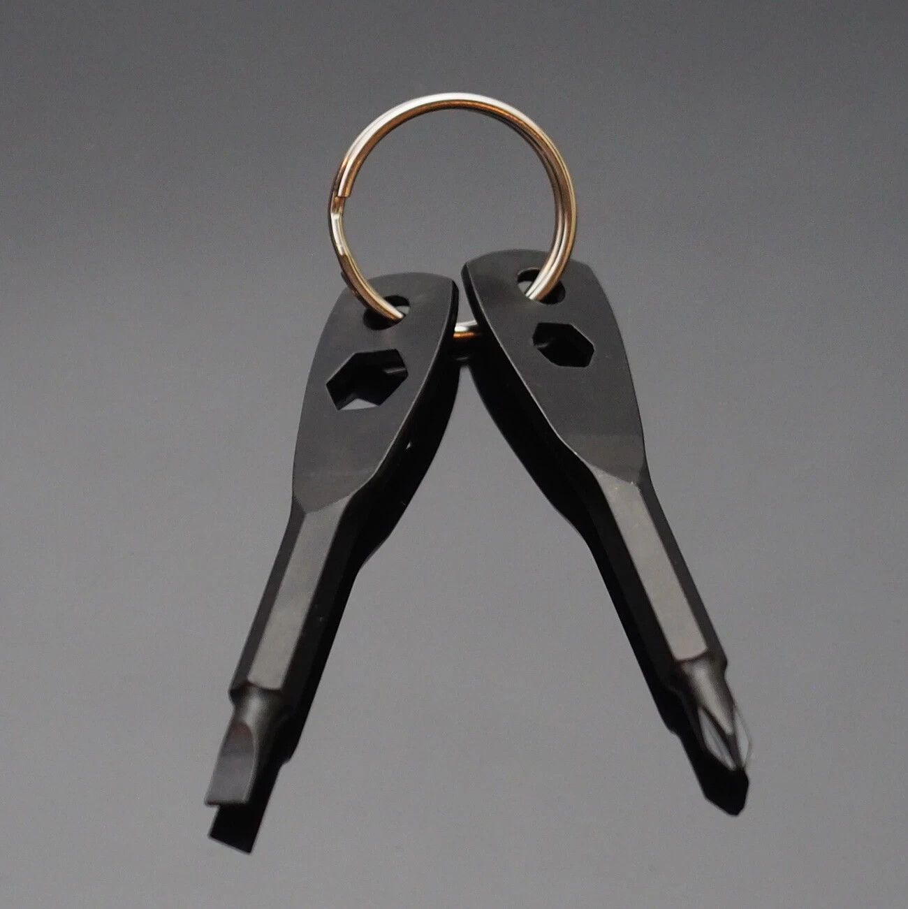 Screwdriver Keychain Set EDC Pocket Tool Hex Nut Wrench with Key Ring – Choose