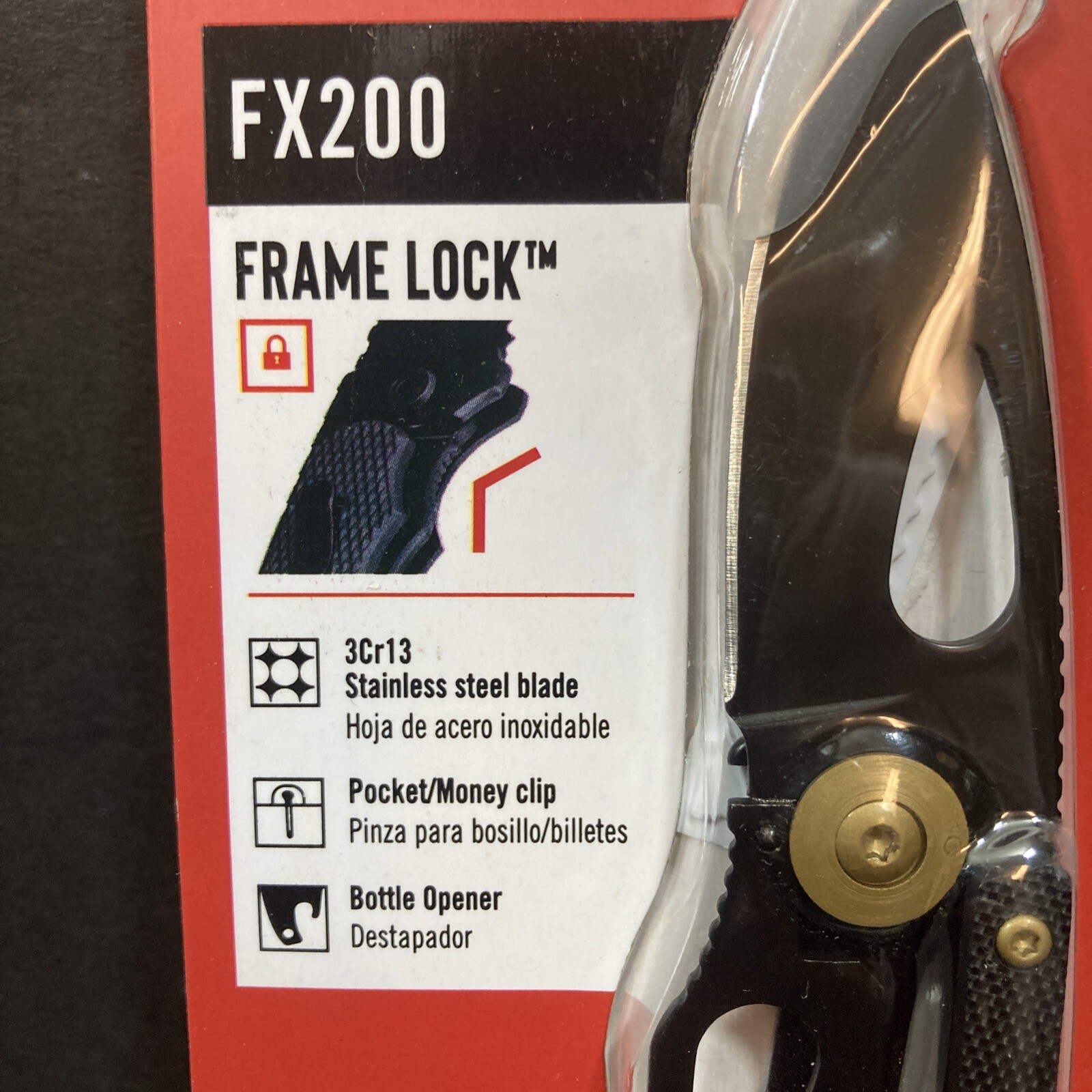 Coast Products 20690 FX200 Frame Locking Folding Pocket Knife