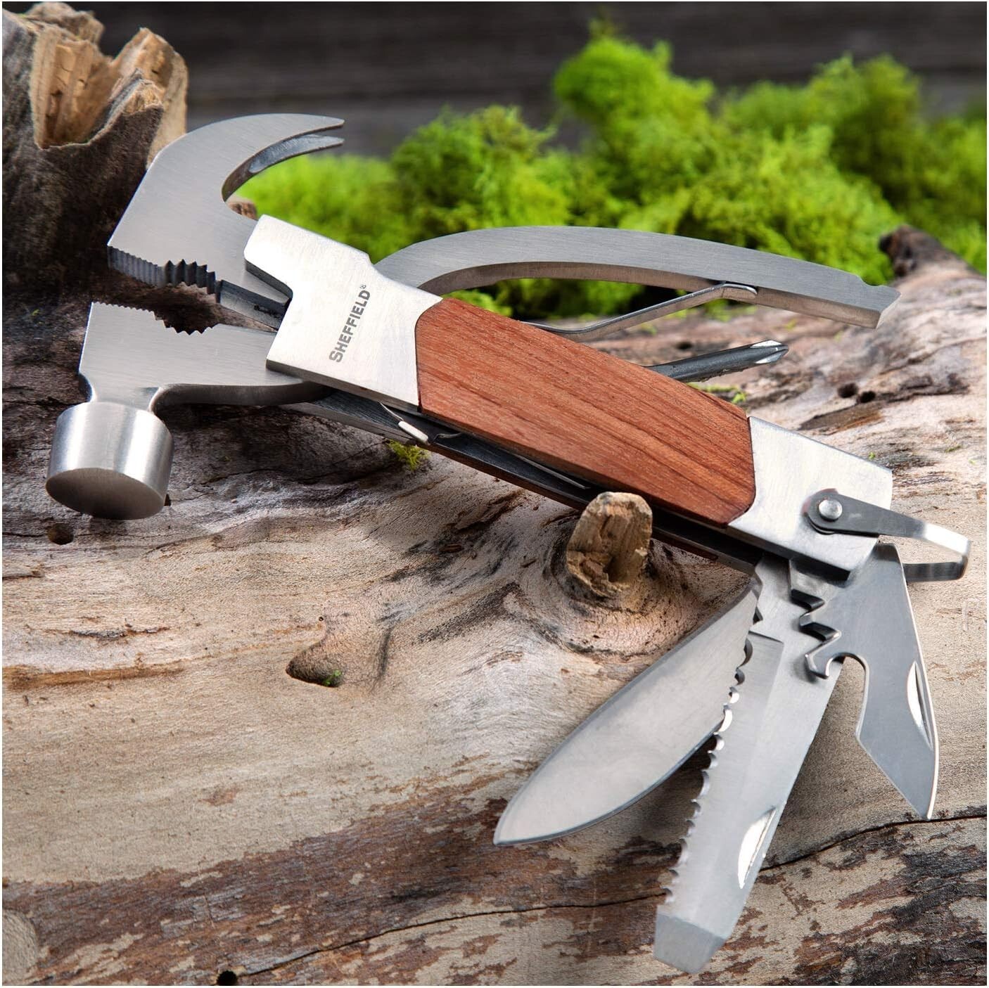 All-in-One 14-in-1 Hammer Multi Tool for Home Repair & Outdoor Adventures