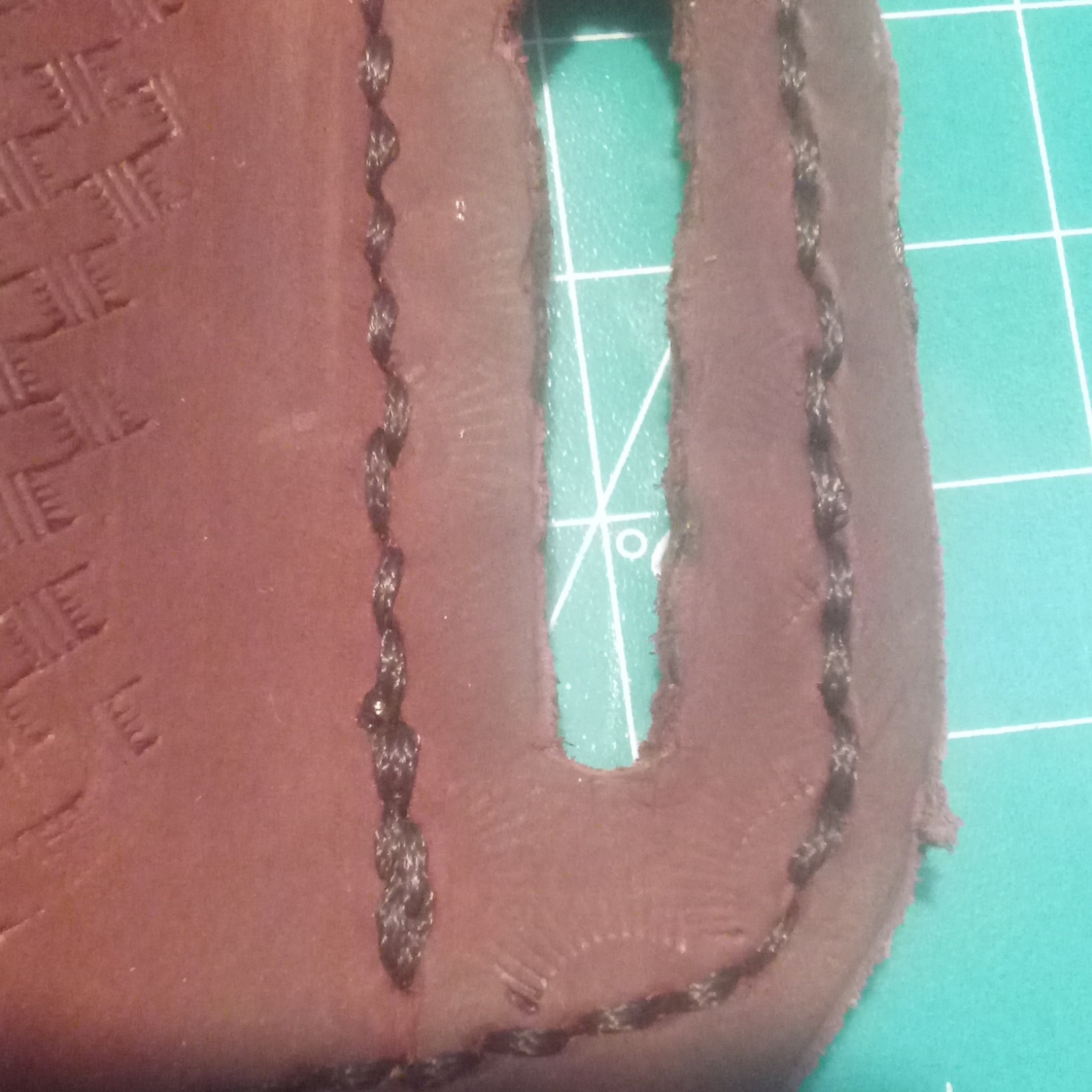 Hand Tooled Leather Sheath / Carrying Case W/ Multi-tool