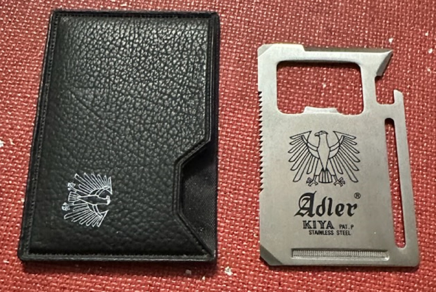 KIYA Stainless Steel Adler multipurpose tool in envelope 2″ x 3″