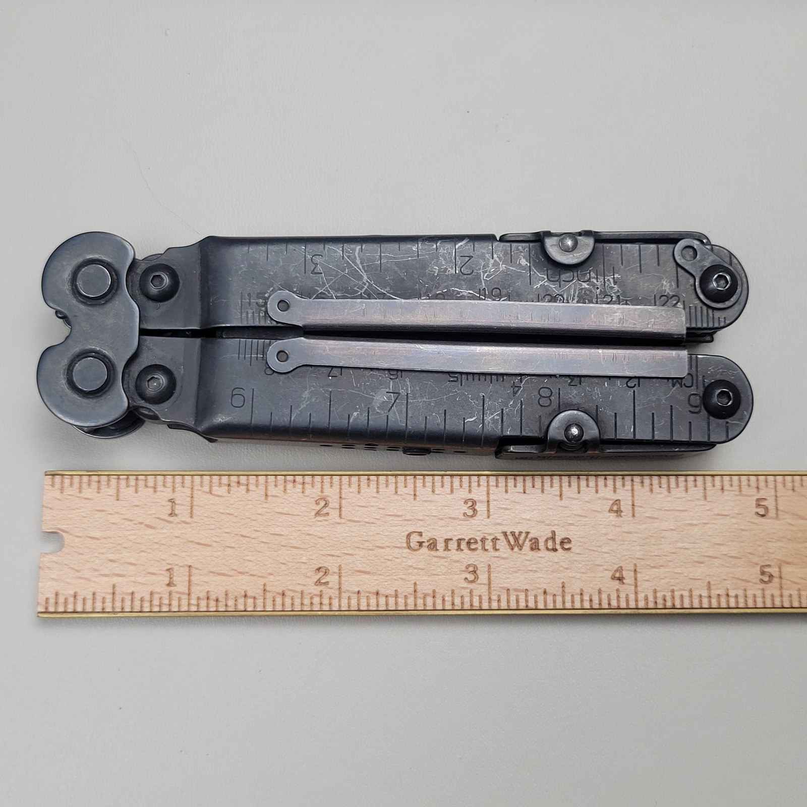 SOG PowerLock Multi-Tool Pliers Black Oxide Finish w/ Sheath B66N