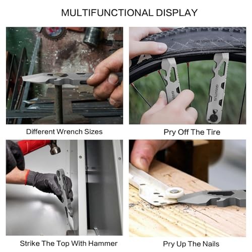 EDC Pry Bar Multitool with Bi-Directional Ratchet Screwdriver & Everlasting