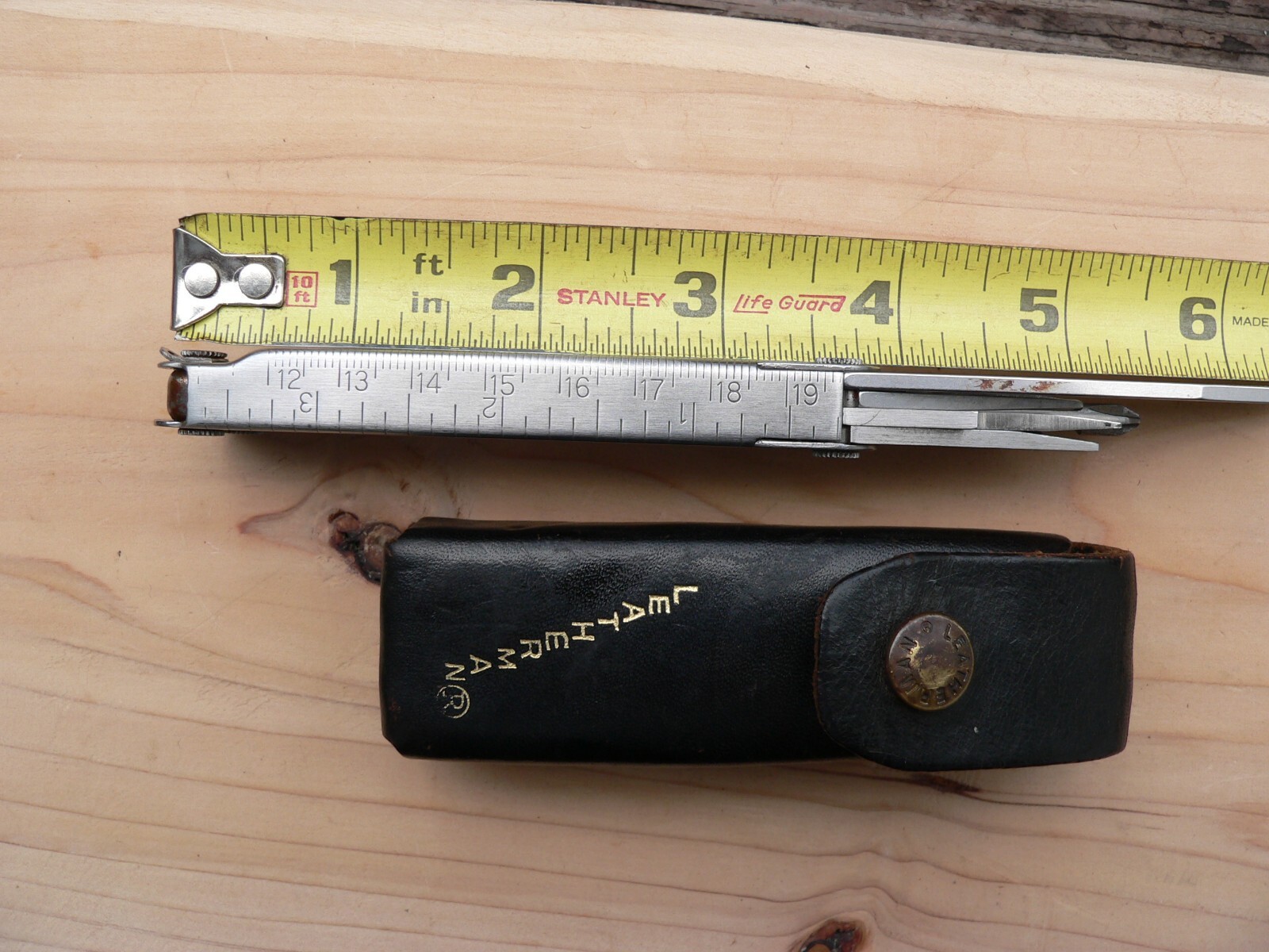 Leatherman No. 9680 Multi Tool with Leather Sheath Made in USA