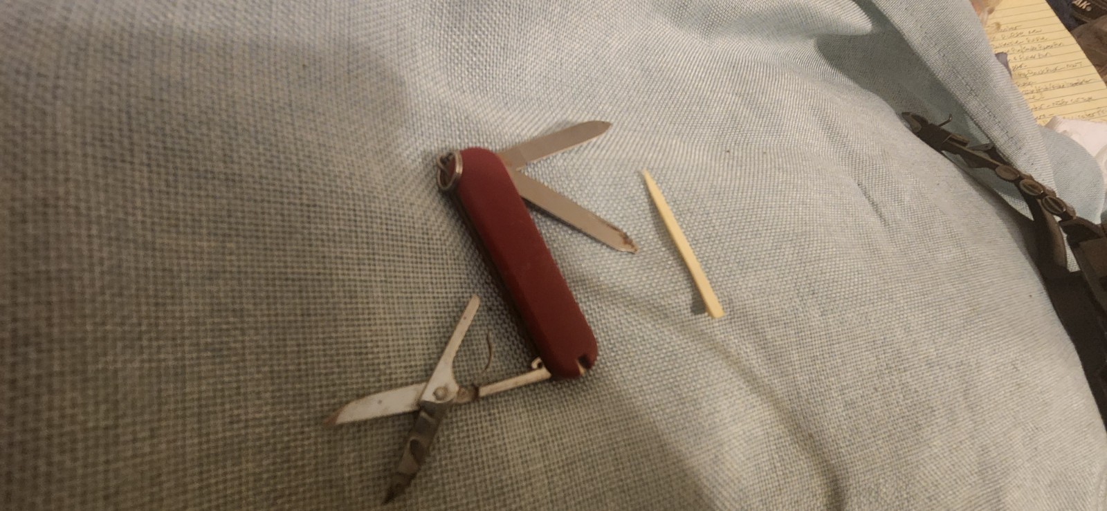 Victorinox Red Multi-Tool Knife Stainless Steel with Scissors and Nail File