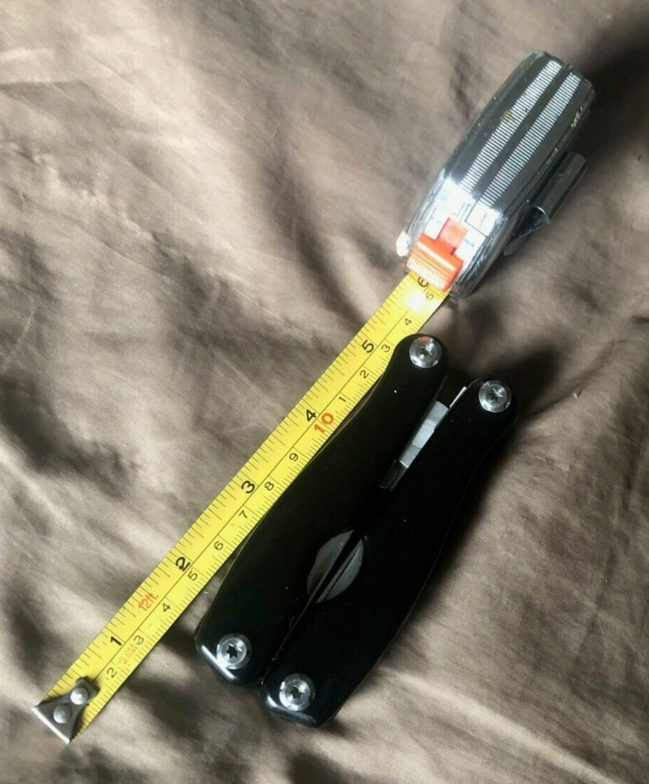 NEW Ozark Trail Multi-Tool Black 12-in-1, Pliers, Wire Cutter, Knife