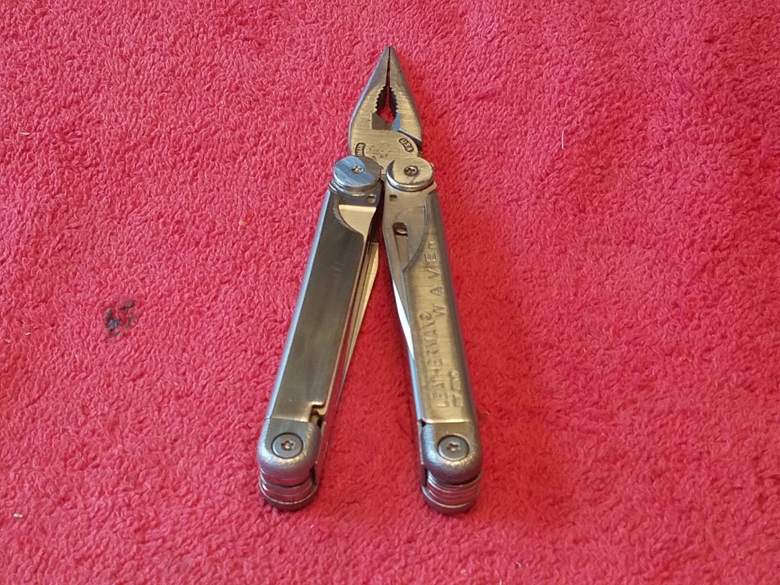 Leatherman “WAVE” Stainless Steel Multi Tool with Leather Sheath 1998 USA
