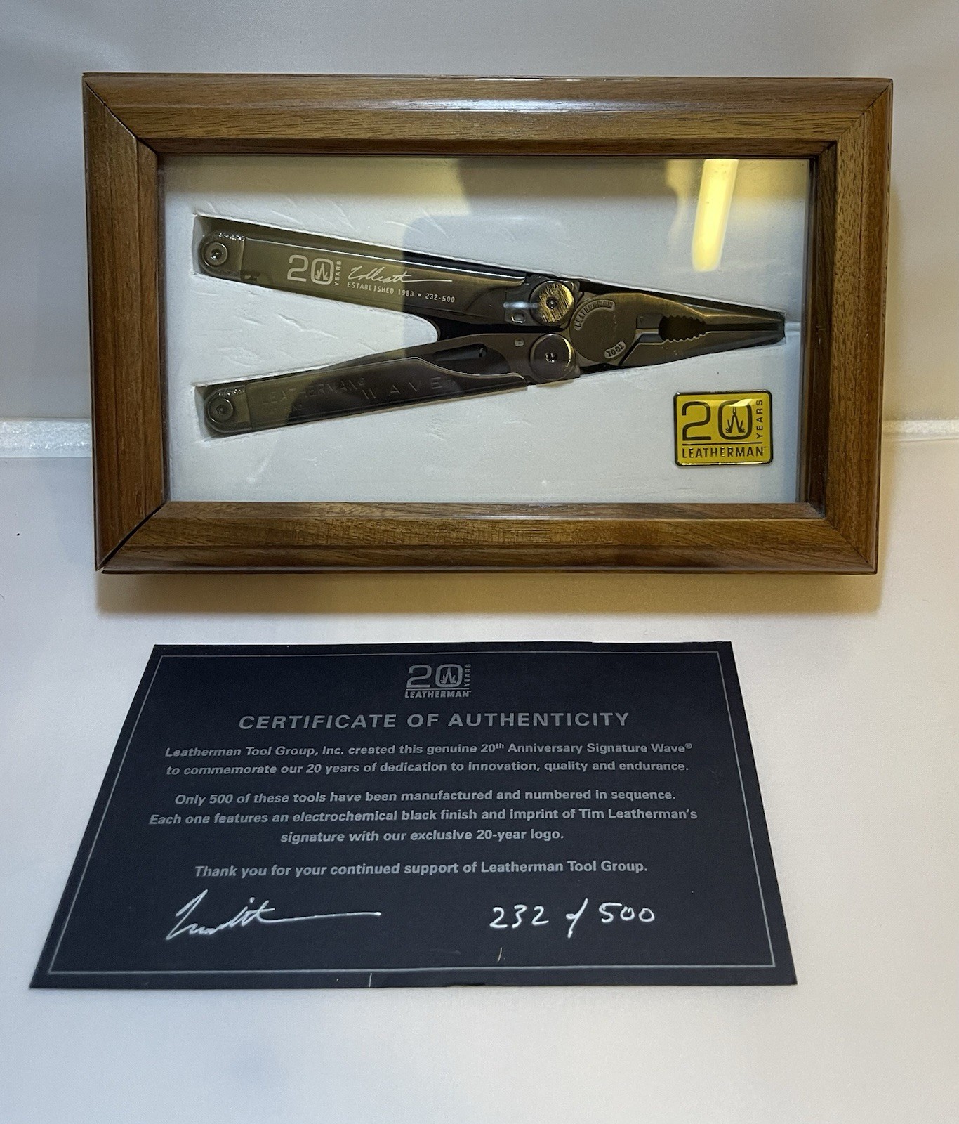 LM143 Leatherman Limited Edition 20th Anniversary Wave #232 Of 500