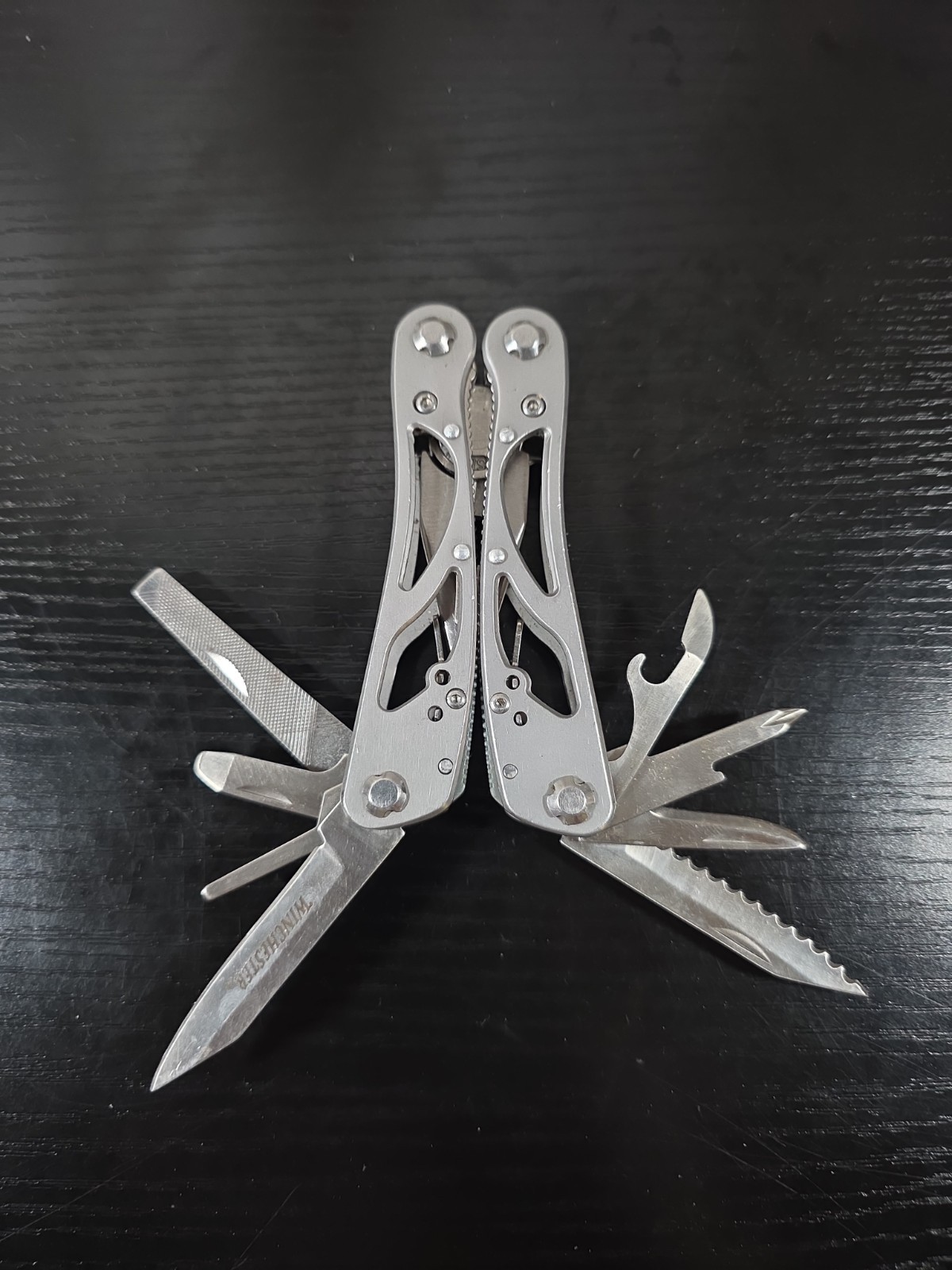 Winchester Stainless Steel Multi-Tool Folding Pliers Knife File Camping EDC Used