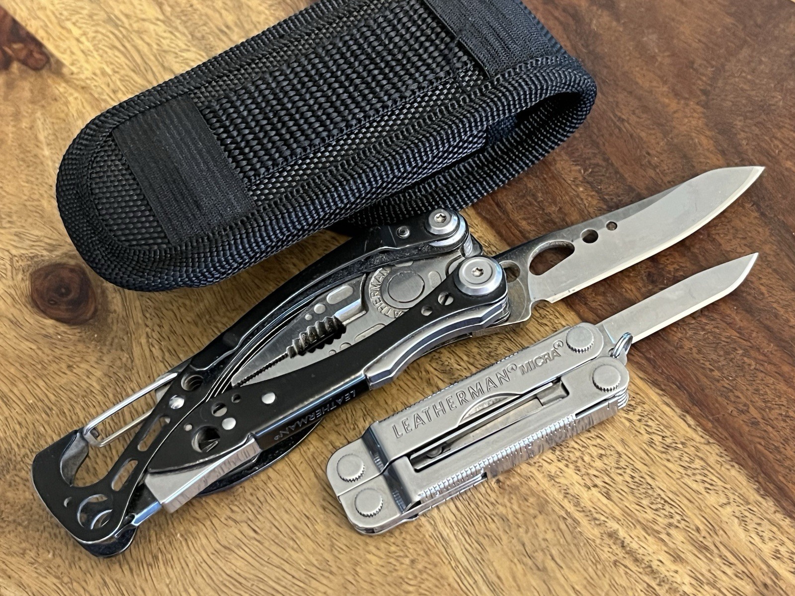 02/2021 Leatherman Skeletool CX MultiTool 154CM Blade w/Sheath & MICRA (Lot Of 2