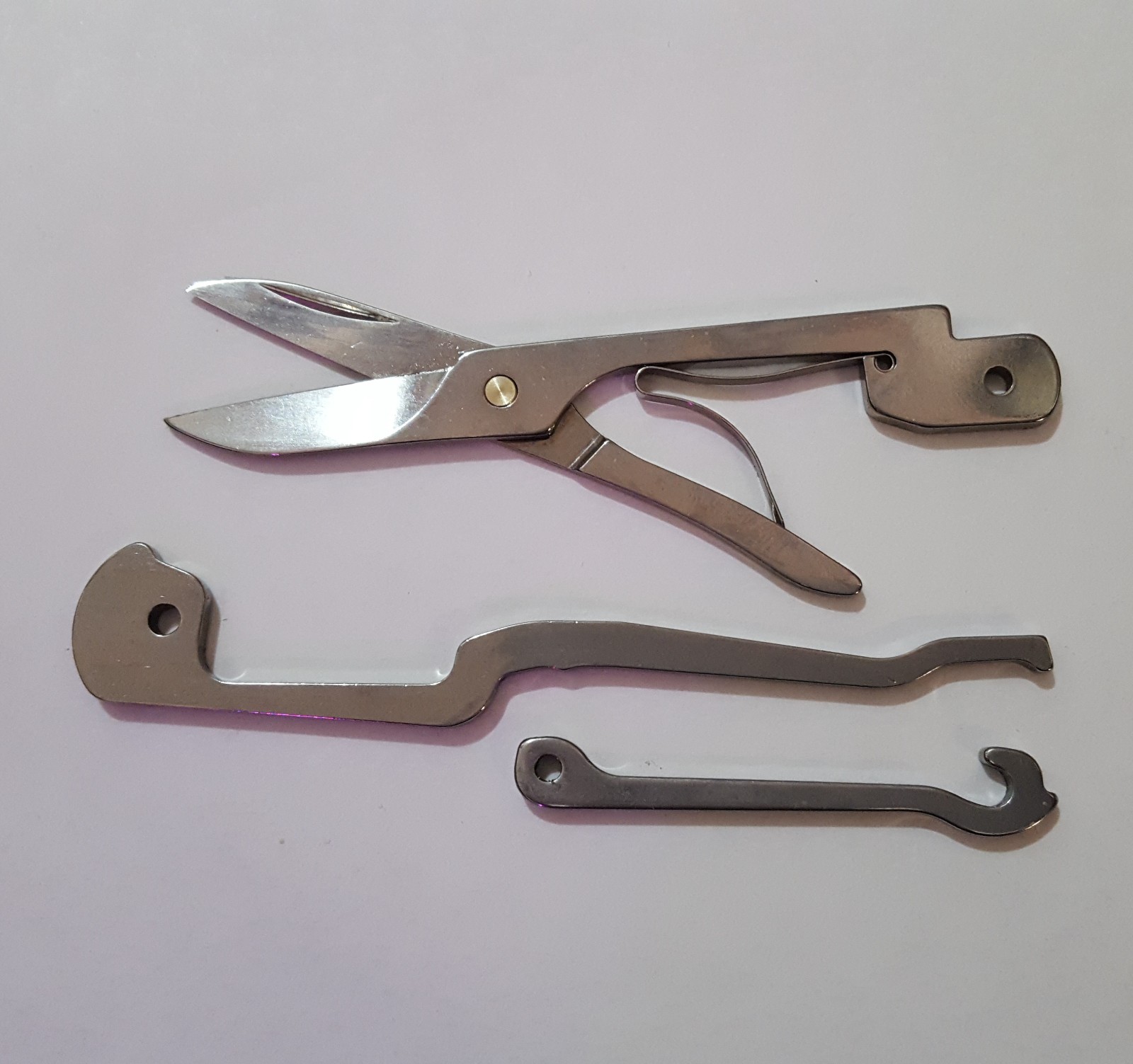 91mm Victorinox Parts- Scissor Layer- Spring Multipurpose Hook- Custom SAK