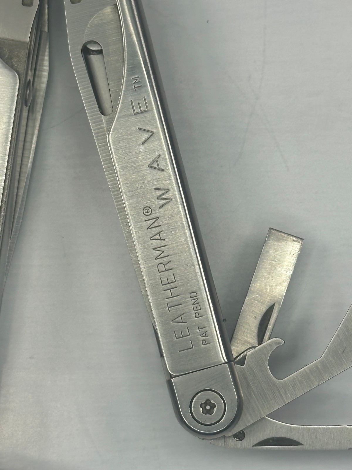 Leatherman Wave Multi Tool Stainless Steel 2003 w/ Leather Sheath Pat Pend USA