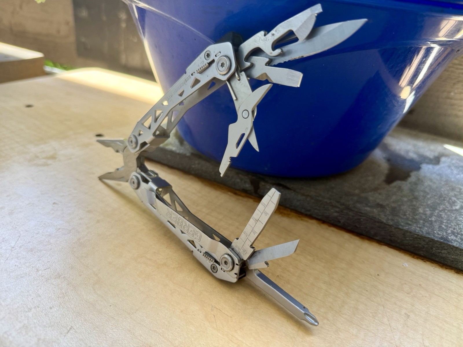 Gerber Suspension NKT Multi-Tool Pliers Knife with Pocket Clip USA Made Vintage