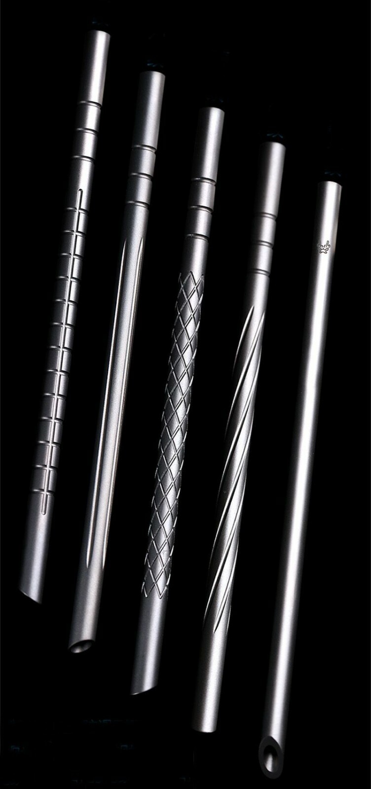 EDC Solid TC4 Titanium Alloy Straw Crowbar Portable Creative Tactical Multi Tool