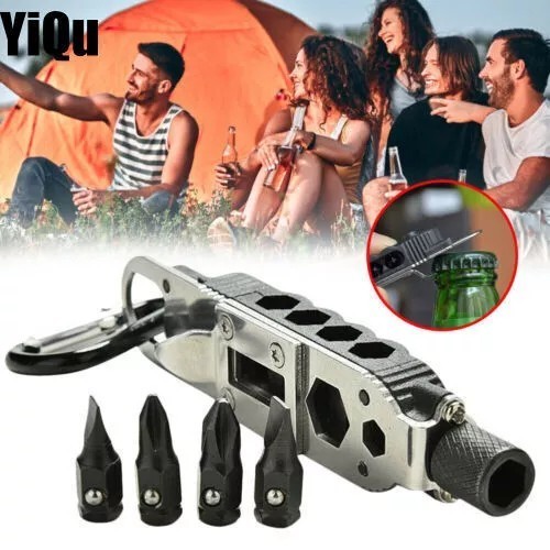 New Multifunction Tactical EDC Mini Pocket Knife Survival Multitool Keychain