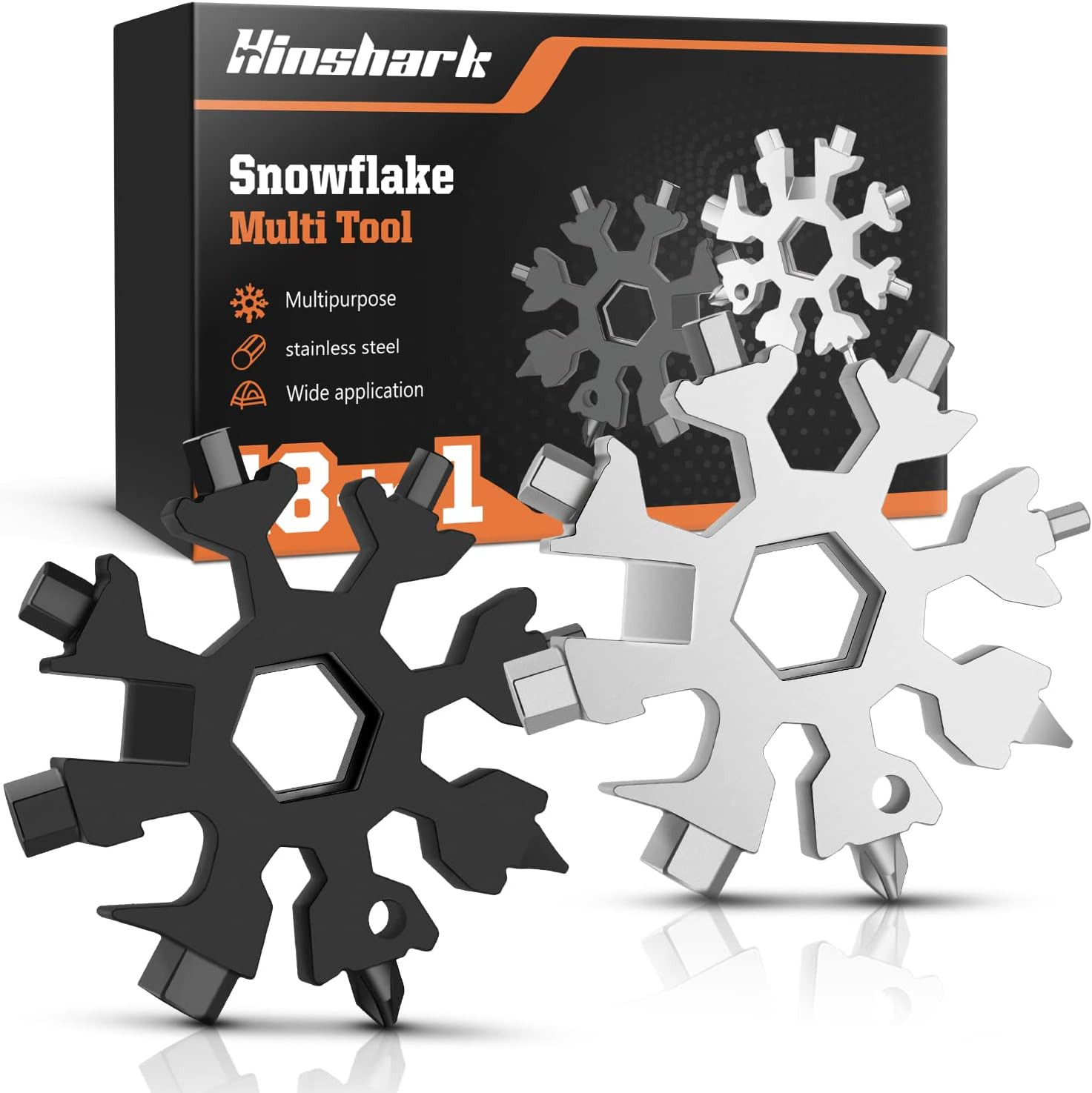 Gifts for Men 18-In-1 Snowflake Multitool, Anniversary Birthday Gift for Men Dad